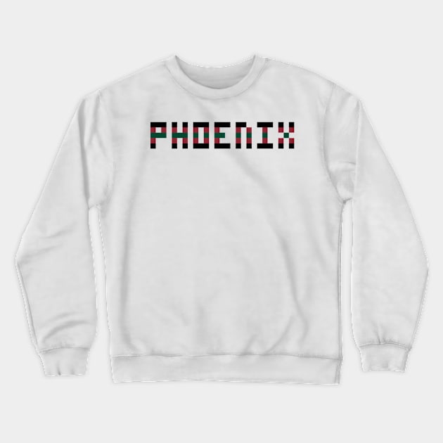 Pixel Hockey City Phoenix 2003 Retro Crewneck Sweatshirt by gkillerb